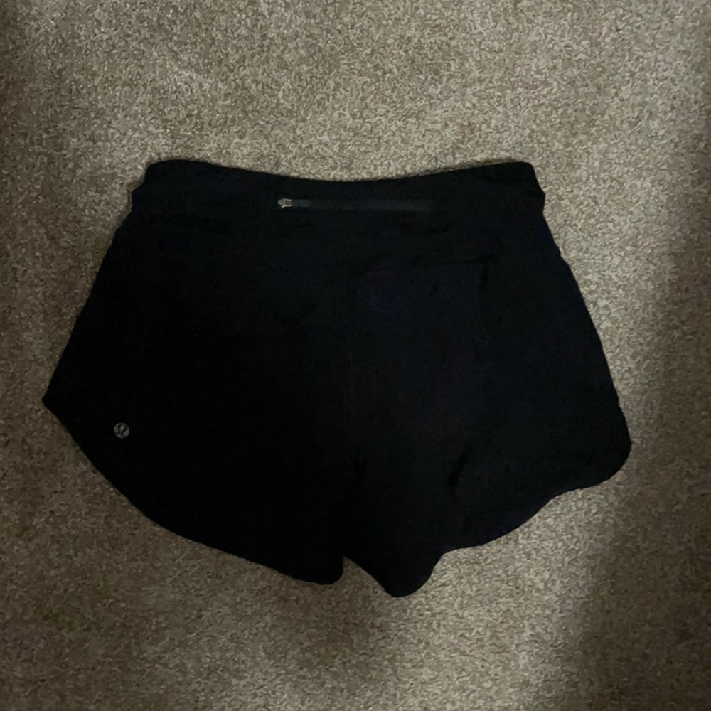size 4 black tall speed up shorts